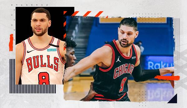 Zach LaVine und Nikola Vucevic sollen von jetzt an das neue Star-Duo der Chicago Bulls bilden.