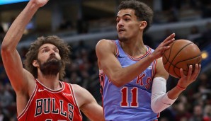 Platz 12: TRAE YOUNG (Atlanta Hawks) - 20 Jahre, 163 Tage - 49 Punkte (17/33 FG) am 1. März 2019 gegen die Chicago Bulls.