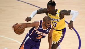 Chris Paul kämpfte gegen die Los Angeles Lakers mit Problemen an der Schulter.