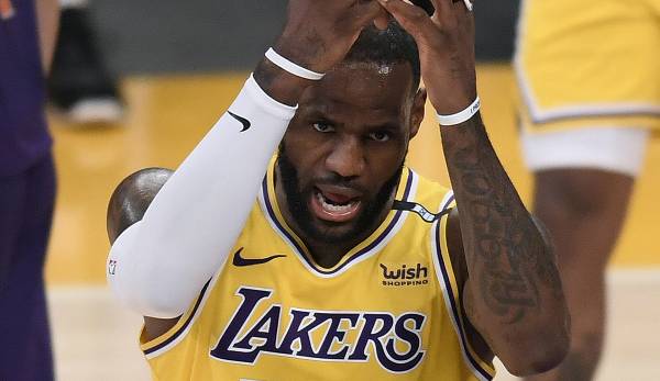 LeBron James und die Los Angeles Lakers müssen sich aus den Playoffs verabschieden.