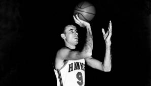 Platz 20: BOB PETTIT (1954 - 1965): 25,5 Punkte pro Spiel - 88 Playoff-Partien für die St. Louis Hawks