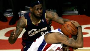 LeBron James war gegen die Detroit Pistons nicht zu stoppen.