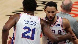 Sixers-Star Ben Simmons sieht wohl keine Zukunft im Zusammenspiel mit Joel Embiid.