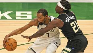 Platz 9: KEVIN DURANT (Brooklyn Nets) | Ballhandling-Rating: 92 | Overall-Rating: 96