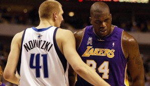 Als 2004 die Shaq-Kobe-Ehe bei den Lakers in die Brüche ging, waren angeblich zwei Drittel der NBA hinter dem Big Diesel her. O'NEAL präferierte einen Wechsel nach Miami oder Dallas. Doch die Mavs wollten Nowitzki nicht abgeben - Miami bekam den Zuschlag