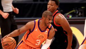 CHRIS PAUL (2005-heute) – Teams: Hornets, Clippers, Rockets, Thunder, Suns – Erfolge: 11x All-Star, 4x First Team, 5x Second Team, 1x Third Team, 9x All-Defensive, Rookie of the Year, 1x All-Star Game MVP.