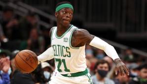 Dennis Schröder blieb bei seinem Preseason-Debüt für die Boston Celtics blass.