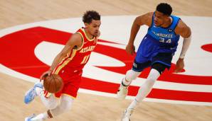 Trae Young (l.) und Giannis Antetokounmpo standen sich vergangene Saison in den Conference Finals gegenüber.