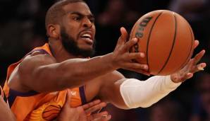 Platz 2: CHRIS PAUL (Phoenix Suns) - 7 Steals am 14. November 2021 bei den Houston Rockets
