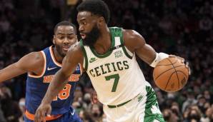 OSTEN: GUARDS - Platz 10: JAYLEN BROWN (Boston Celtics) - 330.409 Stimmen - Stats 2021/22: 24,1 Punkte, 6,5 Rebounds und 3,0 Assists bei 45,9 Prozent aus dem Feld (32 Spiele)
