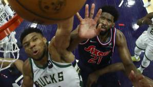 Giannis Antetokounmpo sicherte den Sieg der Milwaukee Bucks in Philadelphia mit einem Block.