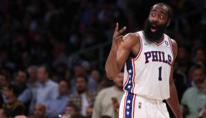 James Harden ist bei den Philadelphia 76ers noch nicht zu 100 Prozent eingeschlagen.