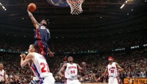Platz 1: LEBRON JAMES (Cleveland Cavaliers, 22 Jahre und 152 Tage) - 48 Punkte bei den Detroit Pistons am 31. Mai 2007