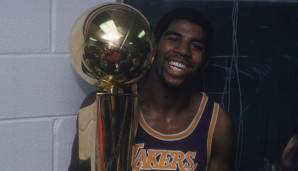 Platz 14: MAGIC JOHNSON (Los Angeles Lakers, 20 Jahre und 276 Tage) - 42 Punkte bei den Philadelphia 76ers am 16. Mai 1980