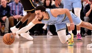 Platz 5: TYUS JONES | Team: Memphis Grizzlies | Alter: 26 Jahre | Status: Unrestricted Free Agent | Gehalt 21/22: 8,81 Millionen | Stats 21/22: 8,7 Punkte und 4,4 Assists bei 45,1 Prozent FG und 39,0 Prozent Dreier in 21,2 Minuten (73 Spiele).