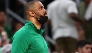 Head Coach Ime Udoka wurde von den Boston Celtics für ein Jahr suspendiert.