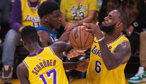 Dennis Schröder spielt bei den Lakers wieder mit LeBron James zusammen.