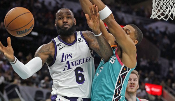 Gelungene LeBron-Rückkehr: Die Lakers gewinnen in San Antonio ihr erstes Auswärtsspiel.
