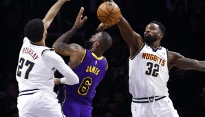 LeBron James und die Lakers feiern auch ohne Anthony Davis einen starken Sieg gegen Denver.