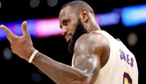 LeBron James knackt gegen Philadelphia die magische Marke von 38.000 Punkten in seiner Karriere.