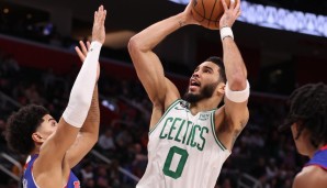 Jayson Tatum erzielte gegen Detroit 34 Punkte.