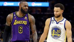 LeBron James und Stephen Curry wollen mit ihren Teams das Play-In vermeiden.