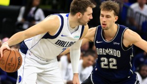 Luka Doncic war erneut Topscorer der Dallas Mavericks in Orlando.