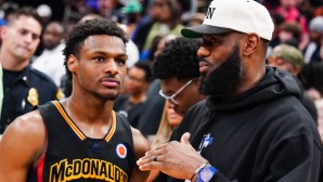 Bronny James hat sich für den NBA Draft 2024 angemeldet.