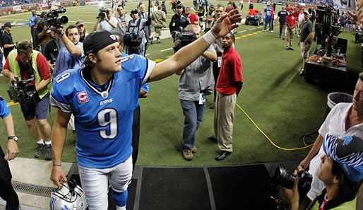 5:0! Quarterback Matthew Stafford und die Detroit Lions spielen eine perfekte Saison