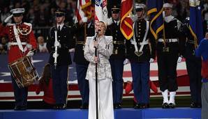 Pink sang die Nationalhymne beim Super Bowl LII im vergangenen Jahr.