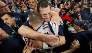 Tom Brady und Julian Edelman feierten ihren dritten gemeinsamen Super-Bowl-Erfolg.