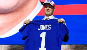 Daniel Jones wurde von den New York Giants überraschend mit dem 6. Pick im Draft gezogen.