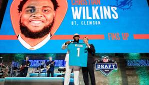 13. Pick - Miami Dolphins: Christian Wilkins, DT, Clemson.