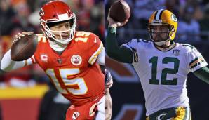 Week 8 - Patrick Mahomes (Chiefs) vs. Aaron Rodgers (Packers): Hier treffen vielleicht die zwei talentiersten Quarterbacks unserer Zeit aufeinander. Und beide wissen aus der Struktur auszubrechen und eine große Show zu liefern.