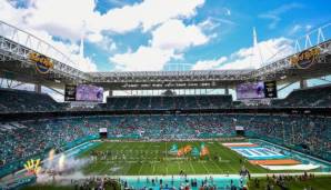 Im Hard Rock Stadium in Miami findet 2020 der Super Bowl statt.