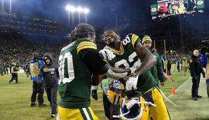 Jimmy Graham und Teamkollege Marquez Valdes-Scantling von den Green Bay Packers haben nach dem Einzug ins Conference Final gut lachen.