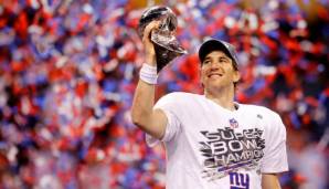 Eli Manning gewann zweimal den Super Bowl.