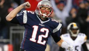 Tom Brady (Patriots) 2017: Gegen die Steelers drehte der G.O.A.T. wie üblich auf und führte sein Team mit 384 Yards (32/42) und 3 Touchdowns zum damals siebten Mal in den Super Bowl.