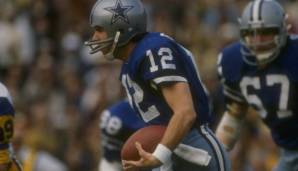 Roger Staubach (Cowboys) 1976: Beim 37:7-Sieg über die Rams war kein Halten für Staubach. Er warf für 220 Yards und 4 Touchdowns. Dazu lief er noch für 54 weitere Yards.