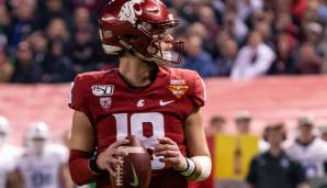 5. Anthony Gordon, Washington State: 13 Spiele, 5579 Passing Yards, 48 Touchdowns, 16 Interceptions, 8,1 Yards pro Pass, 71,6 % Completion Percentage, Passer Rating: 157,9