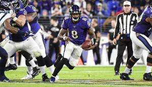 4. Lamar Jackson, Baltimore Ravens: Der einzigartigste QB in der NFL. Der amtierende MVP ist der spektakulärste Runner in der NFL und damit ein absoluter X-Faktor. Bemerkenswert waren seine Fortschritte als Passer. Kann Lamar sich hier weiter steigern?