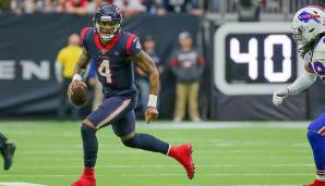 5. Deshaun Watson, Houston Texans: Auch nach einer schwierigen Offseason haben die Texans eine hohe Base-Line - dank Watson. Ein exzellenter Deep Passer, gefährlicher Scrambler, Big-Play-Quarterback. Kann noch schneller in seinen Entscheidungen werden.