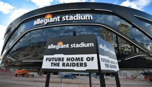 Das Allegiant Stadium ist die neue Heimat der Las Vegas Raiders.