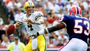 März 2001: Brett Favre, Quarterback, Green Bay Packers: 10 Jahre, 100 Millionen Dollar. Brett Favre hatte zur Jahrtausendwende bereits fünf Pro Bowls, drei First-Team-All-Pro-Teilnahmen, drei MVP-Titel und einen Super-Bowl-Ring im Regal.