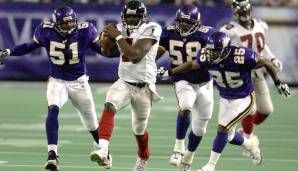 Dezember 2004: Michael Vick, Quarterback, Atlanta Falcons: 10 Jahre, 130 Millionen Dollar. Eine der größten "Was wäre gewesen, wenn…?"-Karrieren in der NFL. Vick war zu Beginn des Jahrtausends der aufregendste Quarterback in der NFL. Auf dem Platz.