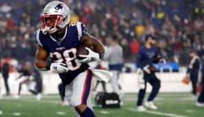 25. JAMES WHITE (New England Patriots) - Overall-Rating: 82.