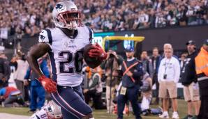 34. SONY MICHEL (New England Patriots) - Overall-Rating: 80.