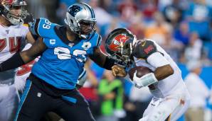 DEFENSIVE TACKLE: Kawann Short - Carolina Panthers. Nach drei Spielen war für ihn mit einer Schulterverletzung Schluss. Er war bislang kein großer Faktor in der Saison, wird nun aber in der Run-Defense vermisst.