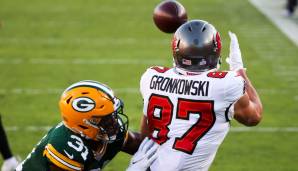 GEWINNER: Rob Gronkowski, Tight End, Bucs. Lange hauptsächlich nur als glorifizierter Block eingesetzt, war Gronk gegen die Packers nun endlich ein Faktor (5 REC, 78 YDS) und fing auch seinen ersten Touchdown in Tampa!