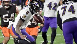 Lamar Jackson drehte ein verloren geglaubtes Spiel in Cleveland für die Ravens auf dramatische Weise.